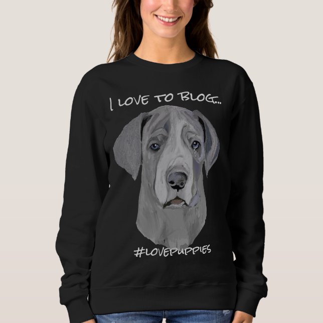 Sudadera Gran Dane Puppy (Anverso)