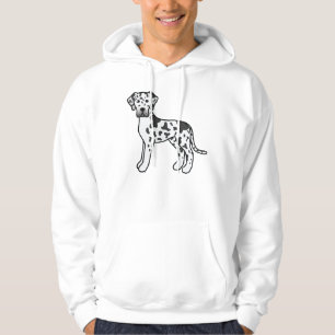 Sudadera Gran Danés Arlequín Perro de Dibujos Animados Lind