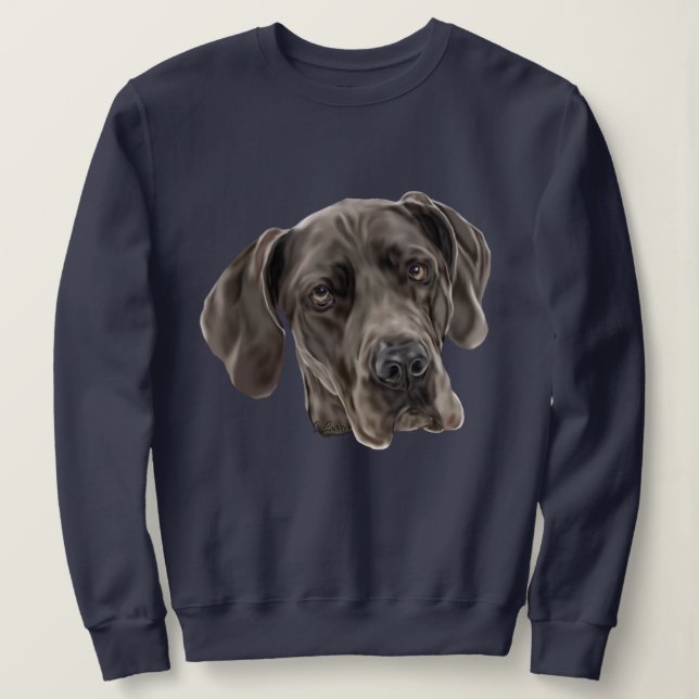 Sudadera Gran Danés Perro (Anverso del diseño)