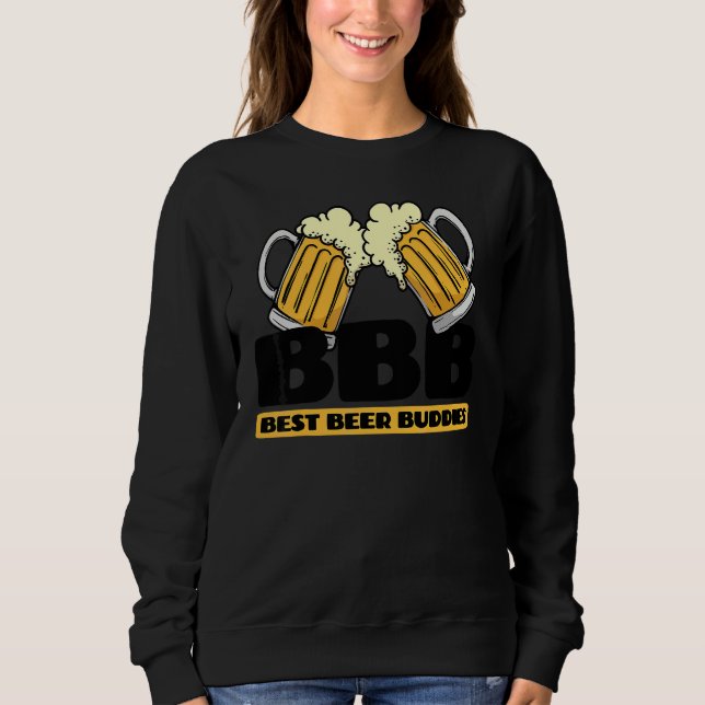 Sudadera Gran Declaración de Cerveza Beber Alcohol Fiesta (Anverso)