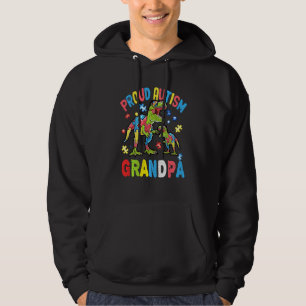 Sudadera Gran Dinosaurio T Rex y Autismo Niño Orgulloso Aut