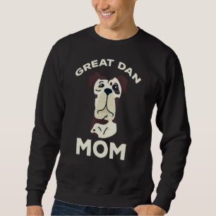 Sudadera Gran Dueña De Perro De Danés Mamá Gran Madres De P