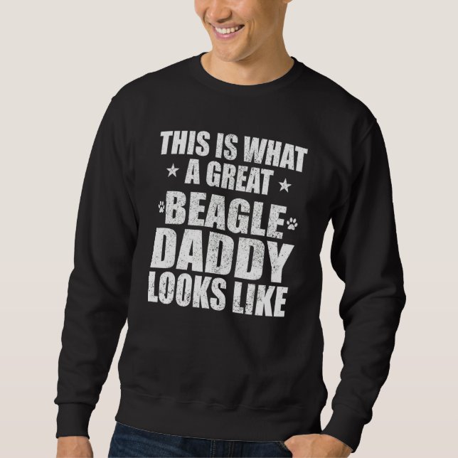 Sudadera Gran dueño de perro papá Beagle (Anverso)