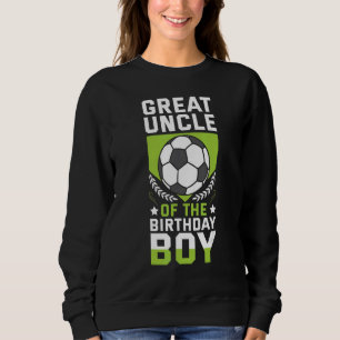Sudadera Gran Equipo Del Jugador De Fútbol Del Tío Del Cump