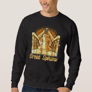 Sudadera Gran Esfinge De Giza Oro Esfinge Historia Antigua 