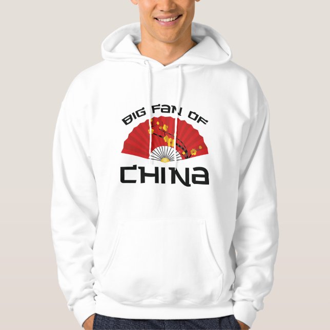 Sudadera Gran Fanático De China (Anverso)
