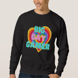 Sudadera Gran Gay Gamer Lgbtq Orgullo Ally Bandera Arcoiris