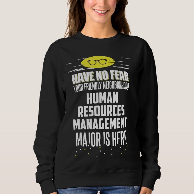 Sudadera Gran Gráfica de la Supergestión de Recursos Humano (Anverso)