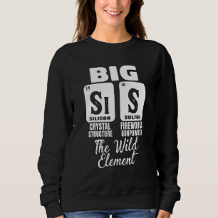 Sudadera Gran Hermana Chica de Química Científica Sis The W