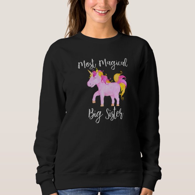 Sudadera Gran Hermana de Unicornio Magnífica Gran Hermandad (Anverso)