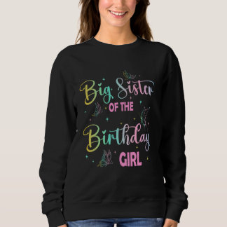 Sudadera Gran Hermana del tinte de la mariposa del Chica de