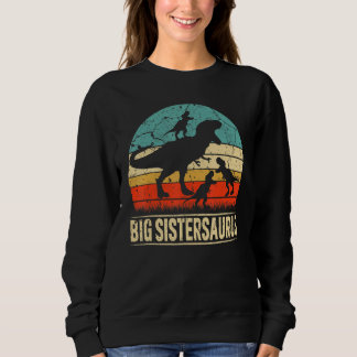 Sudadera Gran Hermana Dinosaurio T Rex Gran Hersauro 3 Niño