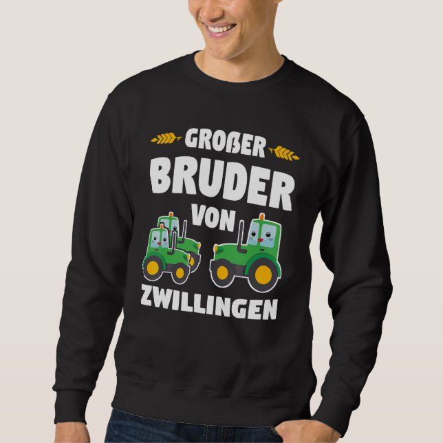 Sudadera Gran Hermano De Los Gemelos Tractor Bauer (Anverso)