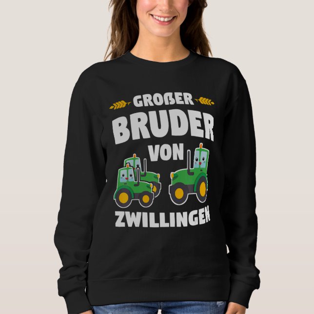 Sudadera Gran Hermano De Los Gemelos Tractor Bauer (Anverso)