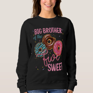 Sudadera Gran Hermano Del Dulce Cinco Fiesta De Donut Bday