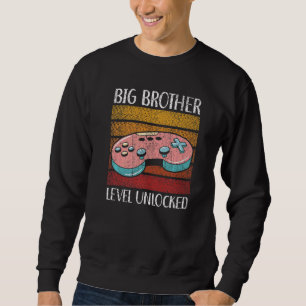 Sudadera Gran Hermano Nivel Desbloqueado Mejor Hermano Ever