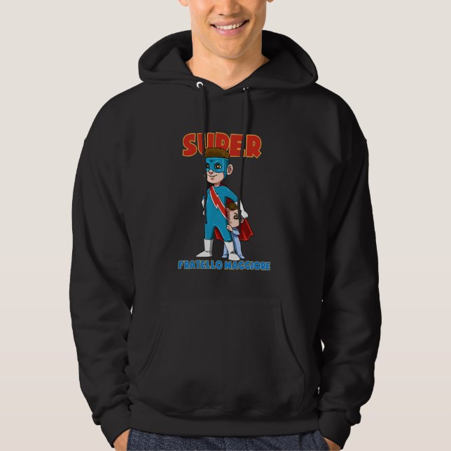 Sudadera Gran Hermano Superhéroe - Me convertiré en un gran (Anverso)