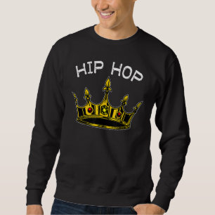 Sudadera Gran Hip Hop King Queen Dj Rap Music Disco Dance