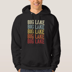 Sudadera Gran Lago Alaska Gran Lago AK Texto Retro Antiguo