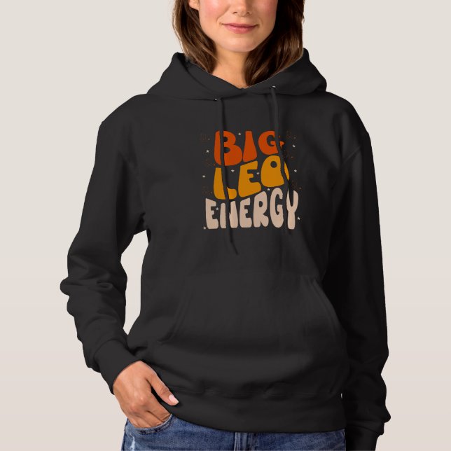 Sudadera Gran Leo Energy Leo Mujeres Cumpleaños Leo Zodiac  (Anverso)