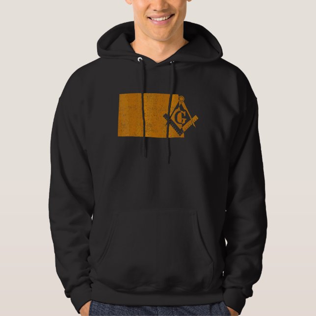 Sudadera Gran Logia Masons de Dakota del Norte Freemason Pa (Anverso)