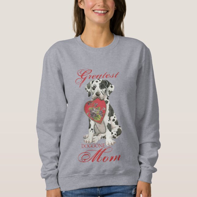 Sudadera Gran Madre del Corazón de Danés (Anverso)