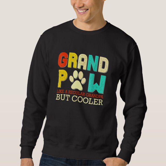 Sudadera Gran Mano Como Un Abuelo Regular Pero Perro Frío (Anverso)