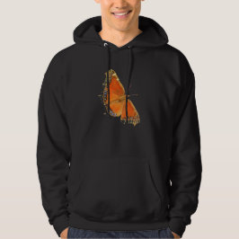 Sudadera Gran mariposa Naranja