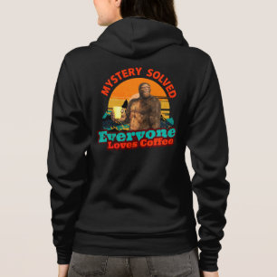 Sudadera Gran Misterio del Café de Bigfoot Resuelto Humor