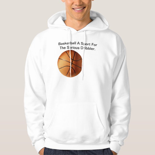 Sudadera Gran Naranja de Baloncesto Grave Dribbler, (Anverso)