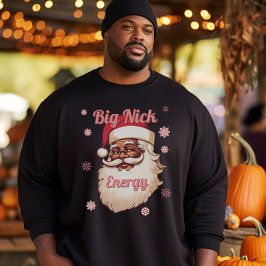 Sudadera Gran Nick Energy African American Santa