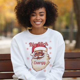 Sudadera Gran Nick Energy African American Santa
