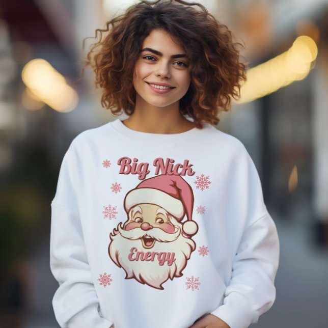 Sudadera Gran Nick Energy Retro Santa (Subido por el creador)