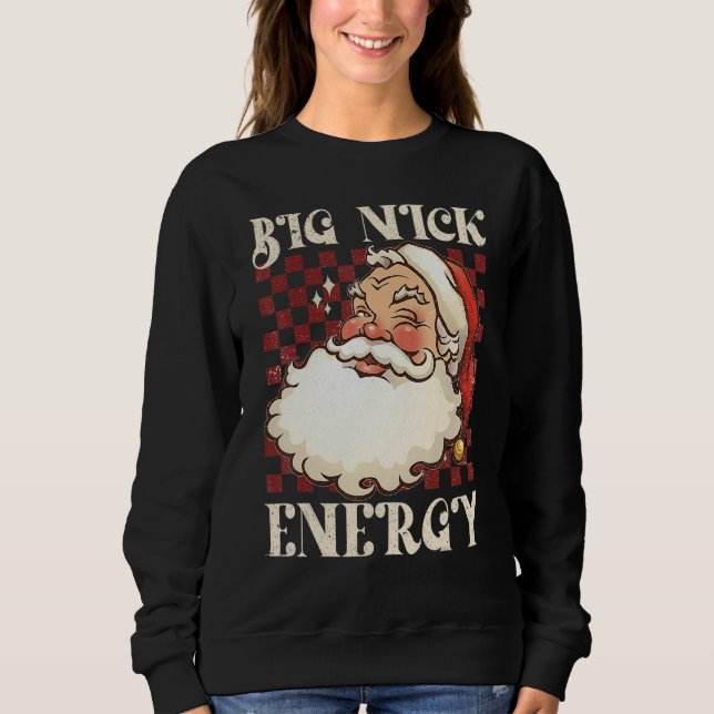 Sudadera Gran Nick Energy Xmas Navidades sudores feos W (Anverso)