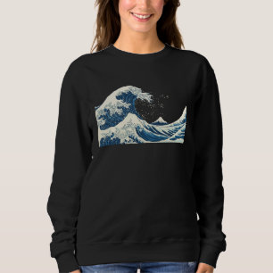 Sudadera Gran ola de Kanagawa Katsushika Hokusai Surfing