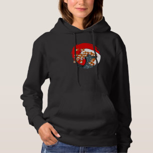 Sudadera Gran Ola De Shiba Inu Perro Japonés Akita Kanagaw