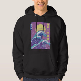 Sudadera Gran ola vaporwave Kanagawa