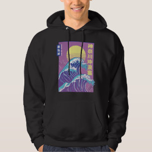 Sudadera Gran ola vaporwave Kanagawa