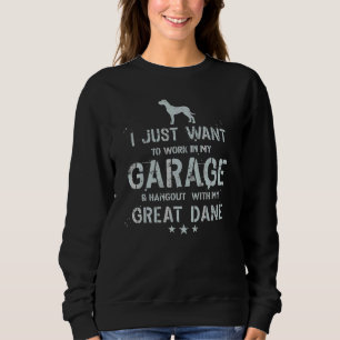 Sudadera Gran Padre Dano Perro Garaje Hombres Cuelgan
