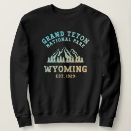 Sudadera Gran Parque Nacional de Teton Gradiente Wyoming