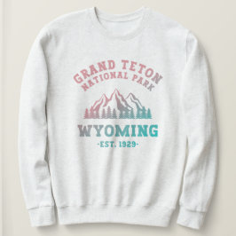 Sudadera Gran Parque Nacional Teton Gradiente Wyoming USA