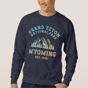 Sudadera Gran Parque Nacional Teton Gradiente Wyoming USA