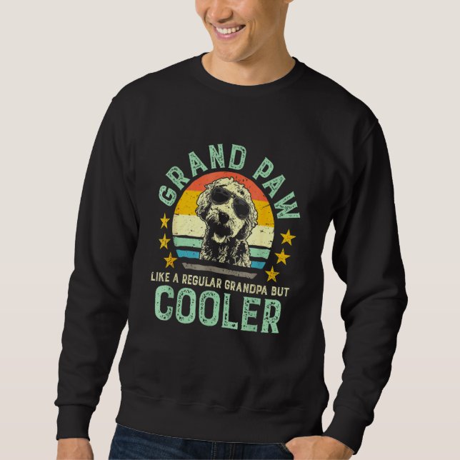 Sudadera Gran Paw como un abuelo normal pero Doodle más frí (Anverso)