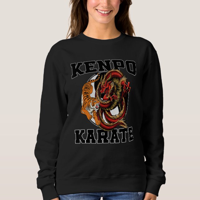 Sudadera Gran pelea marcial japonesa con prendas de karate  (Anverso)