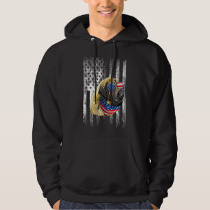 Sudadera Gran Perro Danés Bandera Estadounidense Mascota Pa