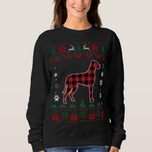 Sudadera Gran Perro Danés Perro Enamorado Pajama Rojo Pinta