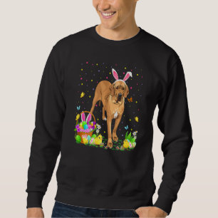 Sudadera Gran Perro de Danés Semana Santa Caza de Huevos Gr