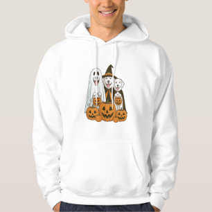 Sudadera Gran Perro Pirineo Bruja Fantasma Halloween Combin