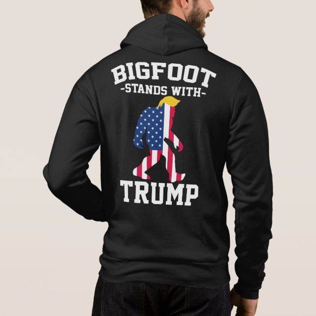 Sudadera Gran pie de página con las elecciones de Trump de  (Reverso)
