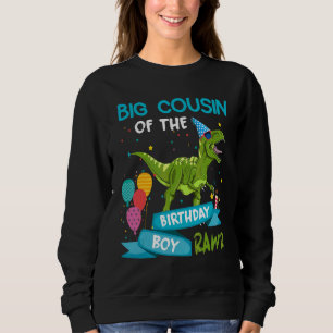 Sudadera Gran Primo Del Niño De Cumpleaños Rawr Rex Dinosau